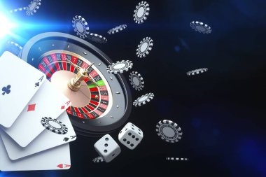 Live roulette table with dealer and real-time bet interface